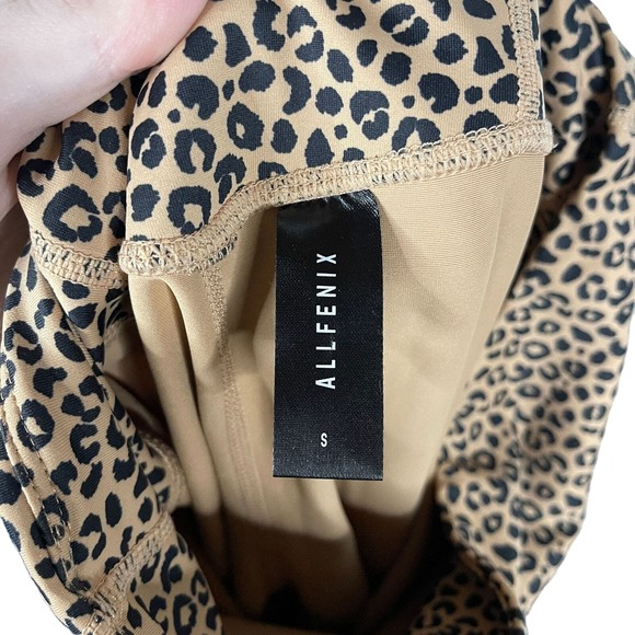 AllFenix Anthropologie Size S Sandy Cheetah Print High Waisted Athletic Leggings - Picture 6 of 7
